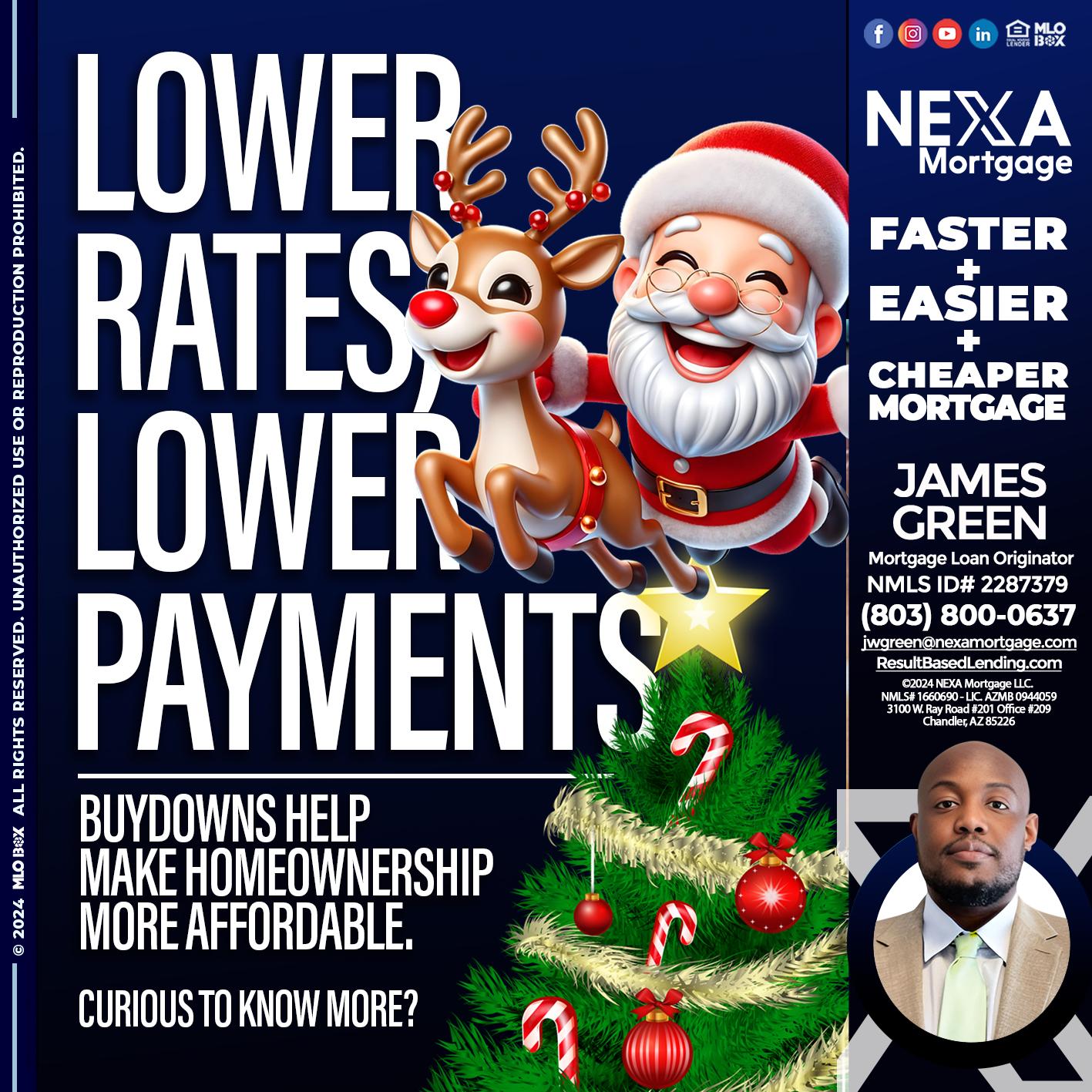 lower rates - James Green -Mortgage Loan Originator
