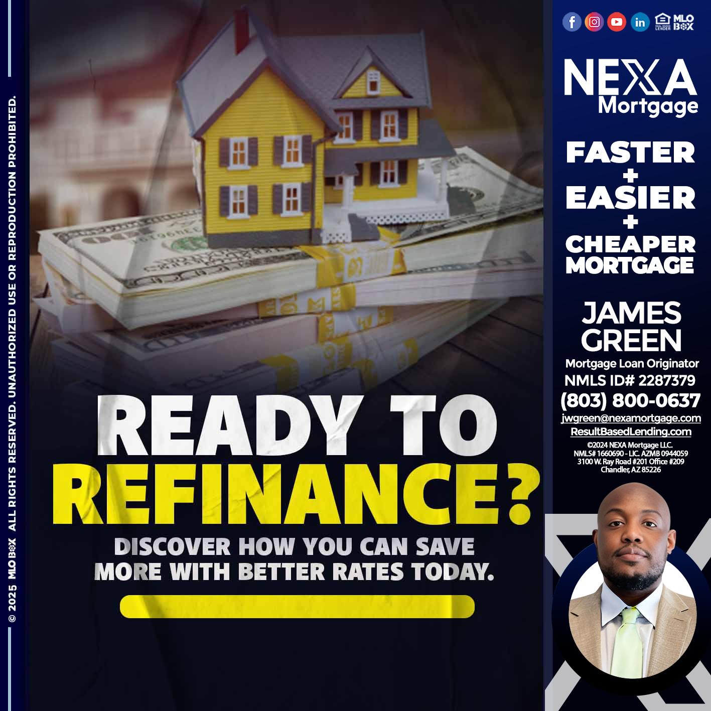 ready to refinance? - James Green -Mortgage Loan Originator