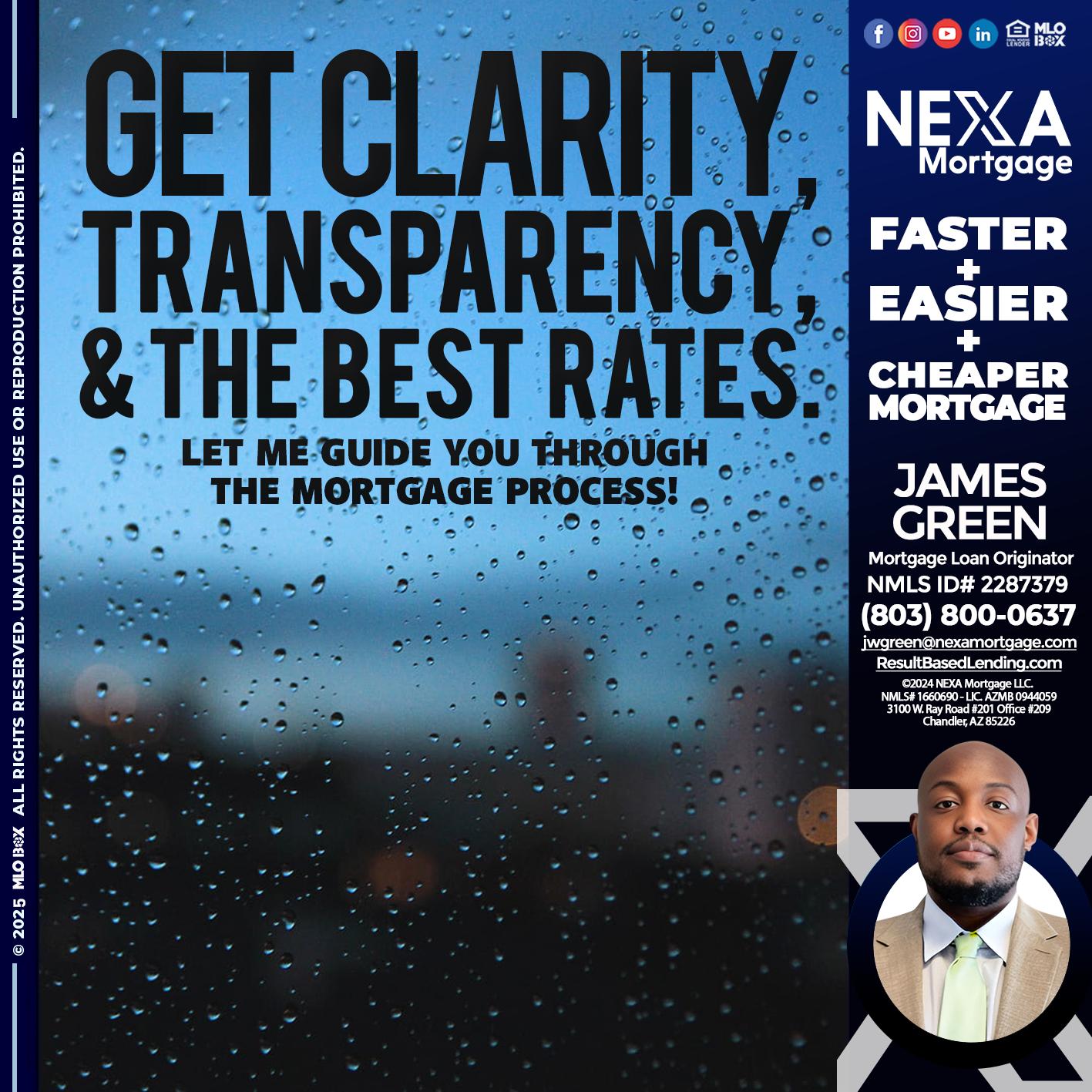 GET CLARITY - James Green -Mortgage Loan Originator