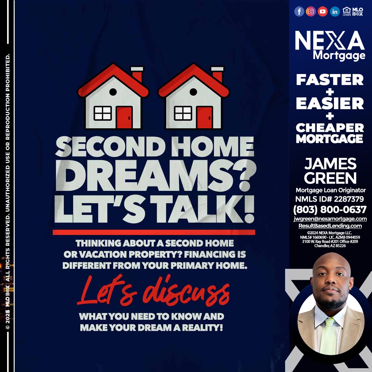 second home dreams? - James Green -Mortgage Loan Originator