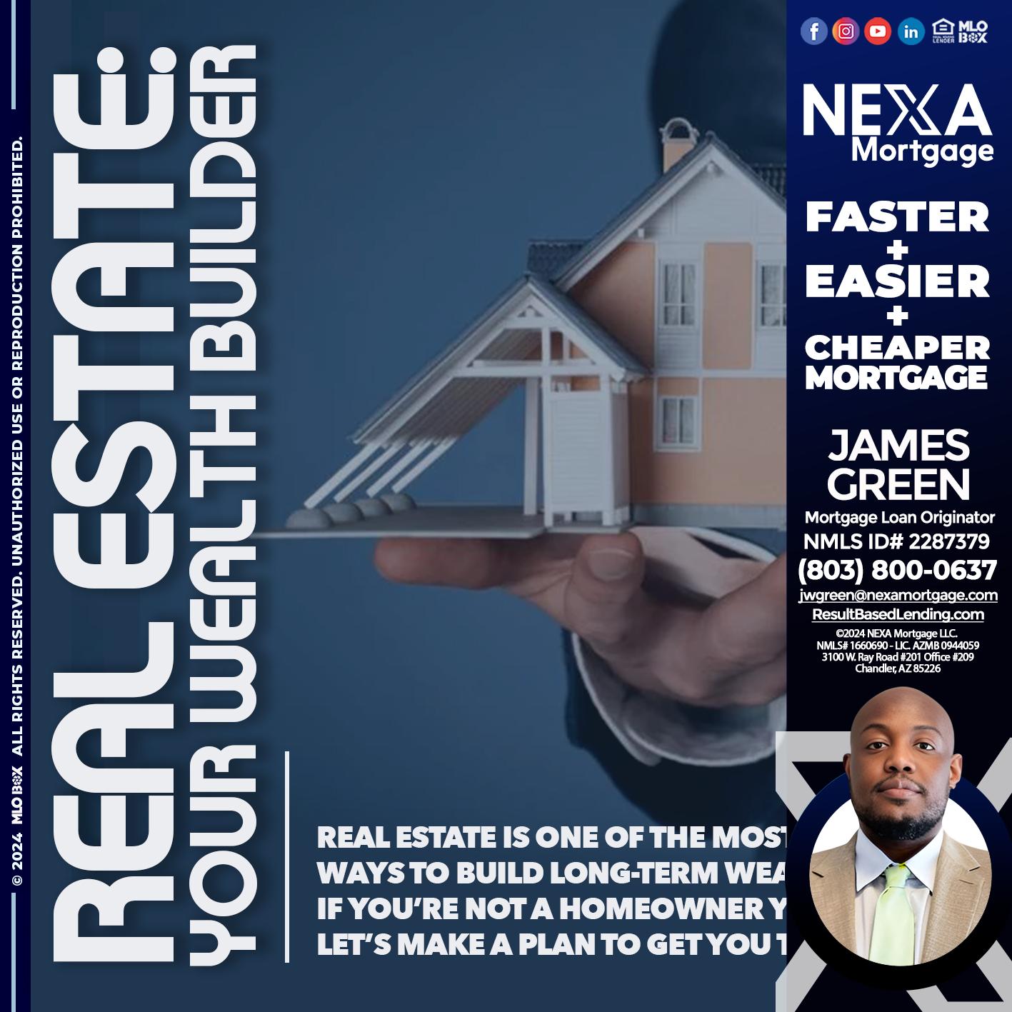 REAL ESTATE - James Green -Mortgage Loan Originator