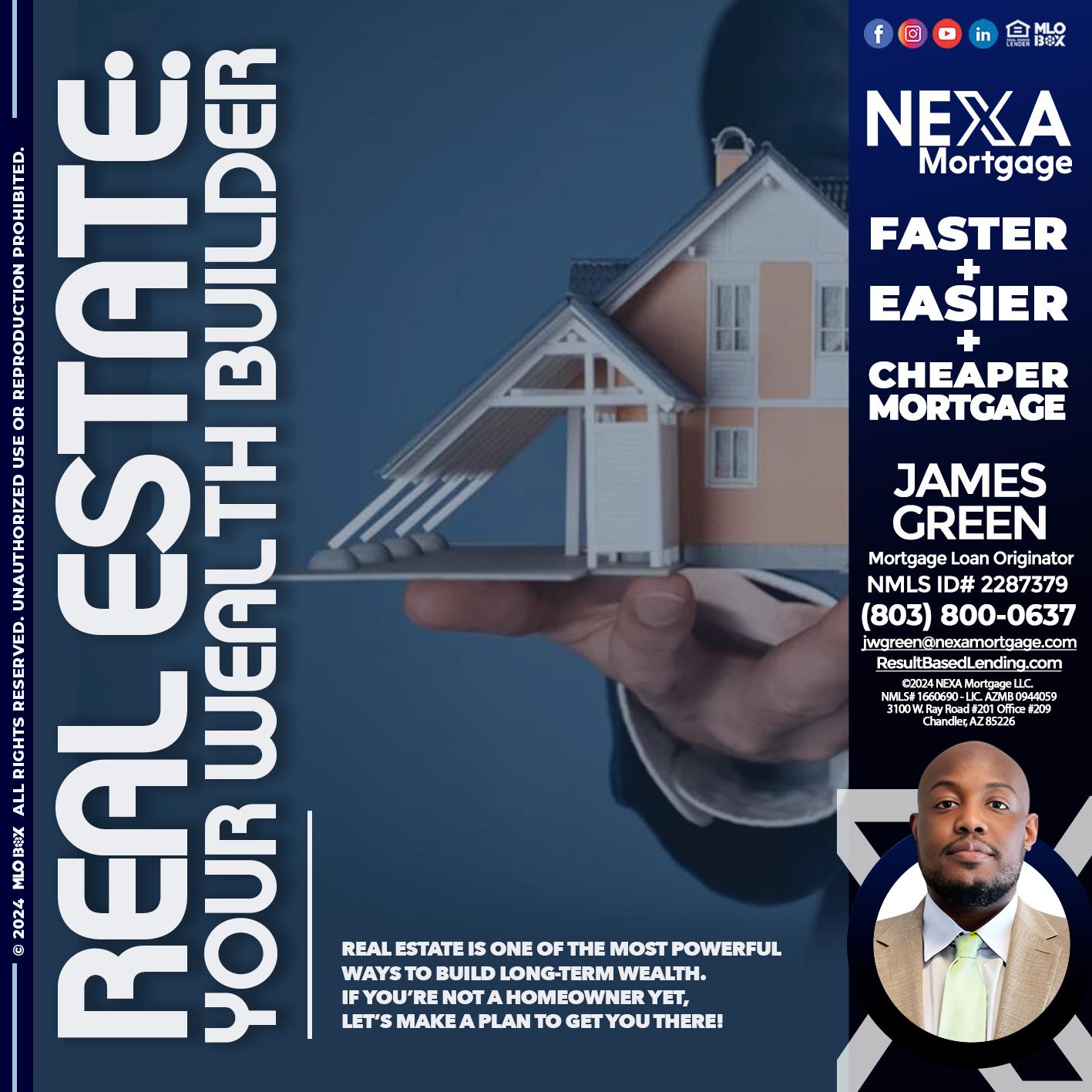 REAL ESTATE FIXED - James Green -Mortgage Loan Originator
