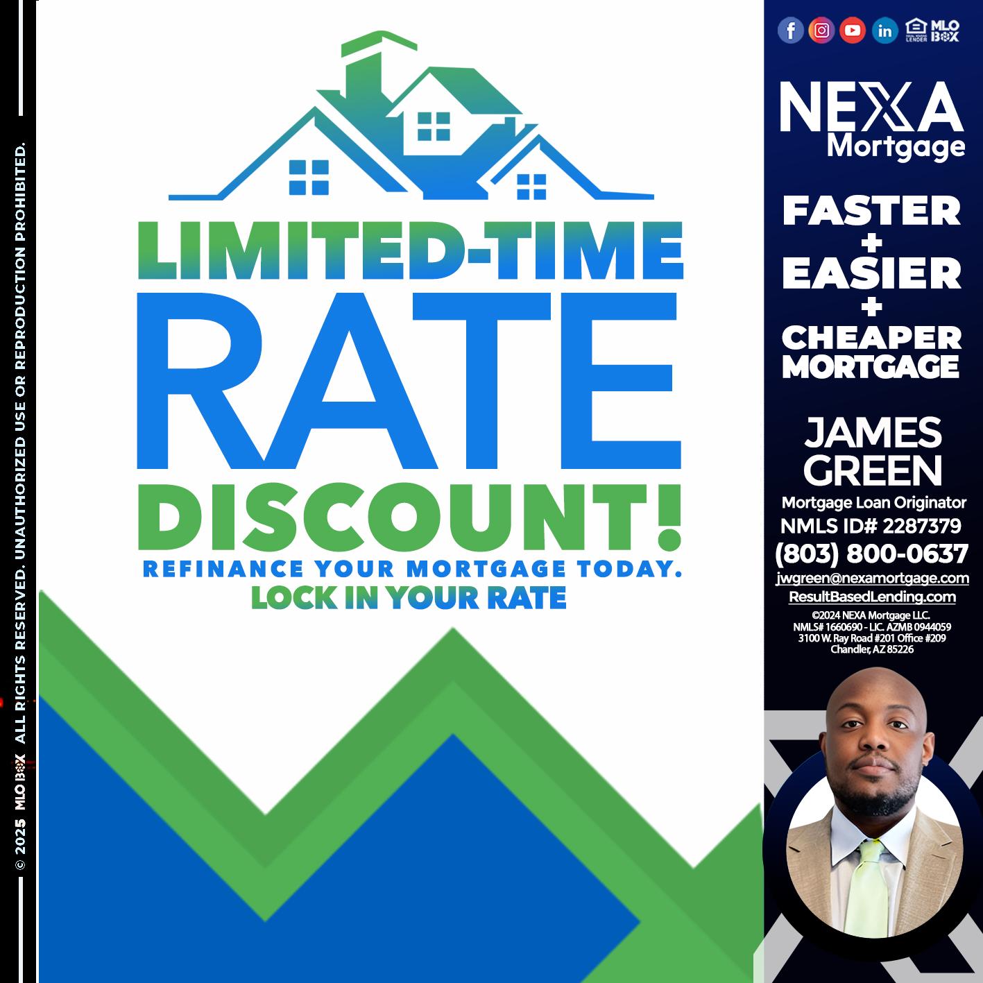 LIMITED TIME - James Green -Mortgage Loan Originator