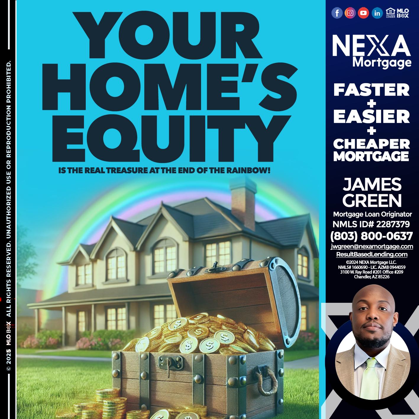 YOUR HOME´S EQUITY - James Green -Mortgage Loan Originator