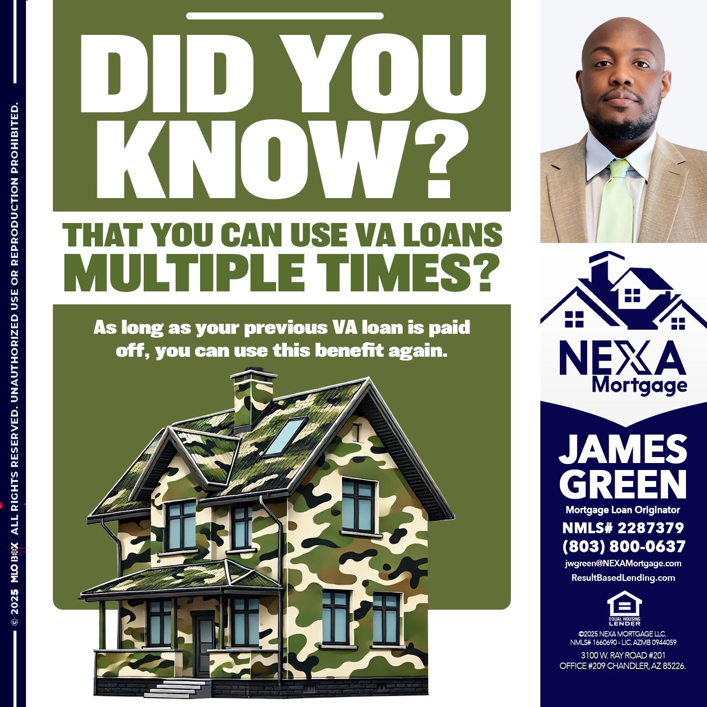 did you know - James Green -Mortgage Loan Originator