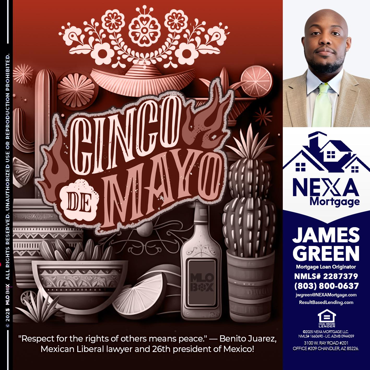 Feliz 5 de Mayo - James Green -Mortgage Loan Originator