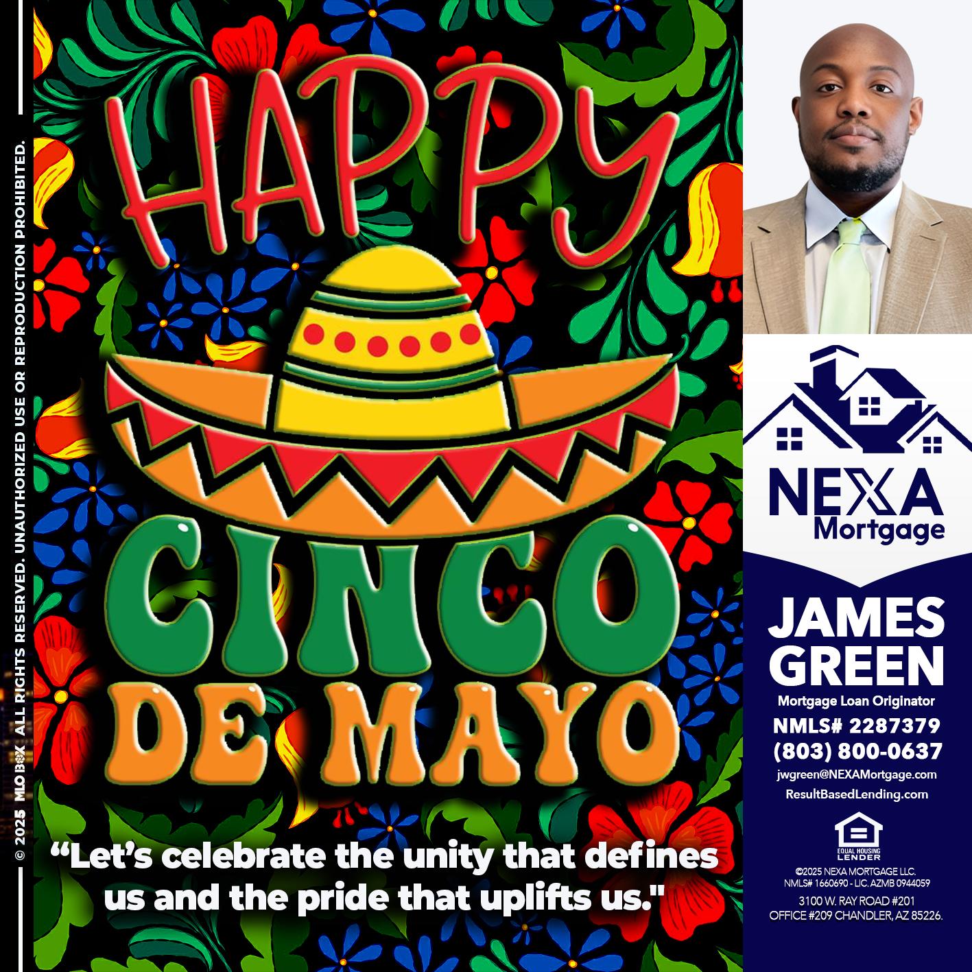 Happy 5 de Mayo - James Green -Mortgage Loan Originator