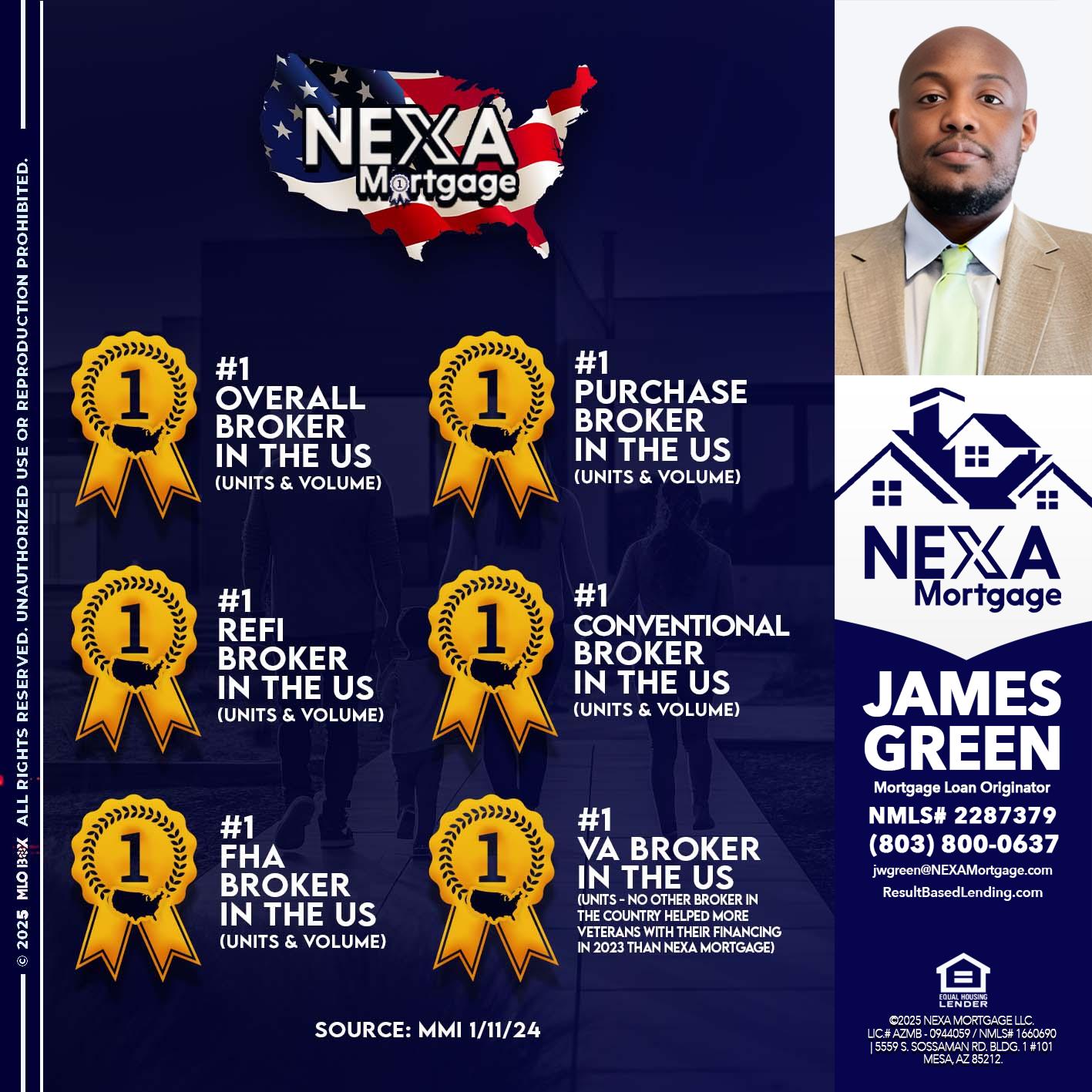 #1 - James Green -Mortgage Loan Originator
