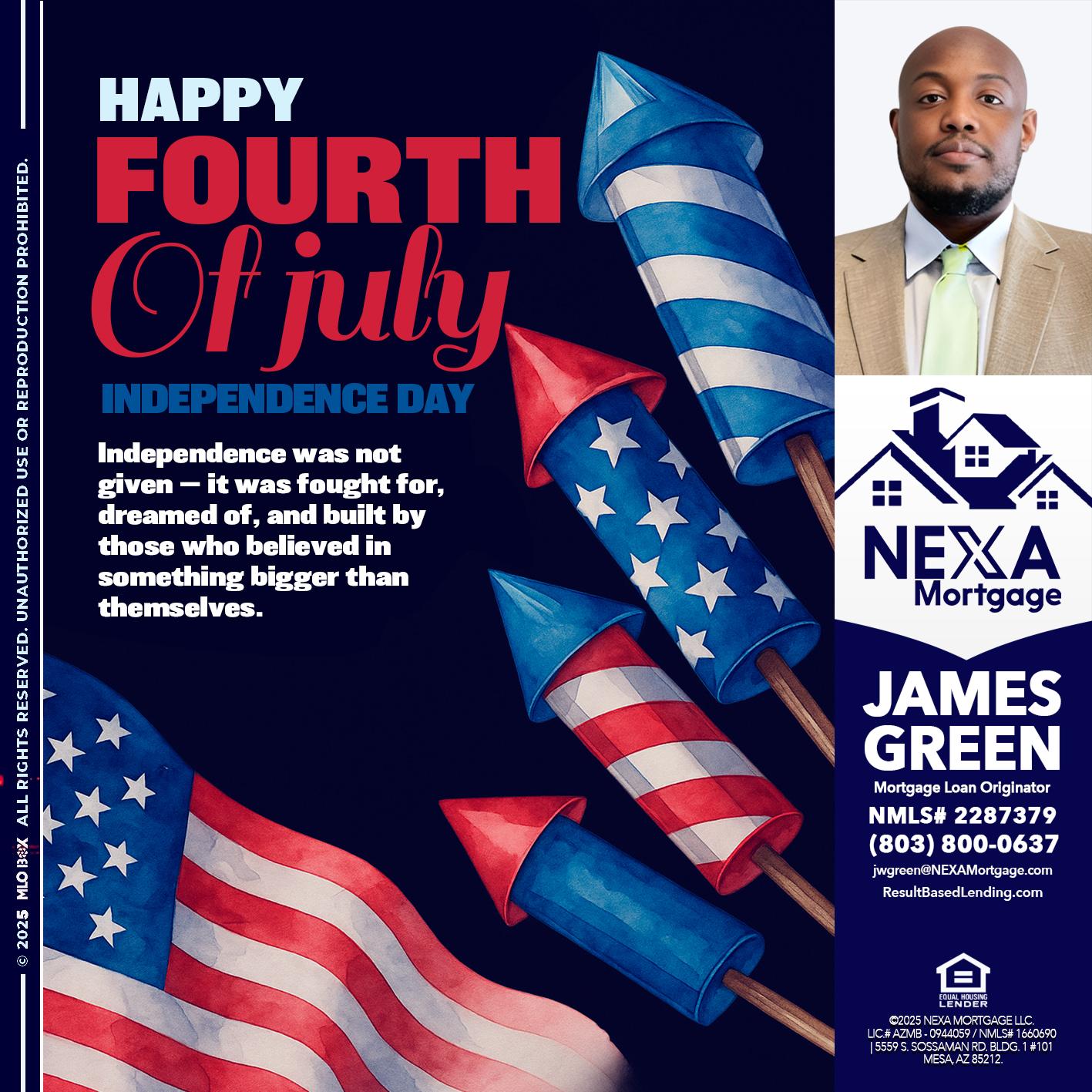 happy fourth - James Green -Mortgage Loan Originator