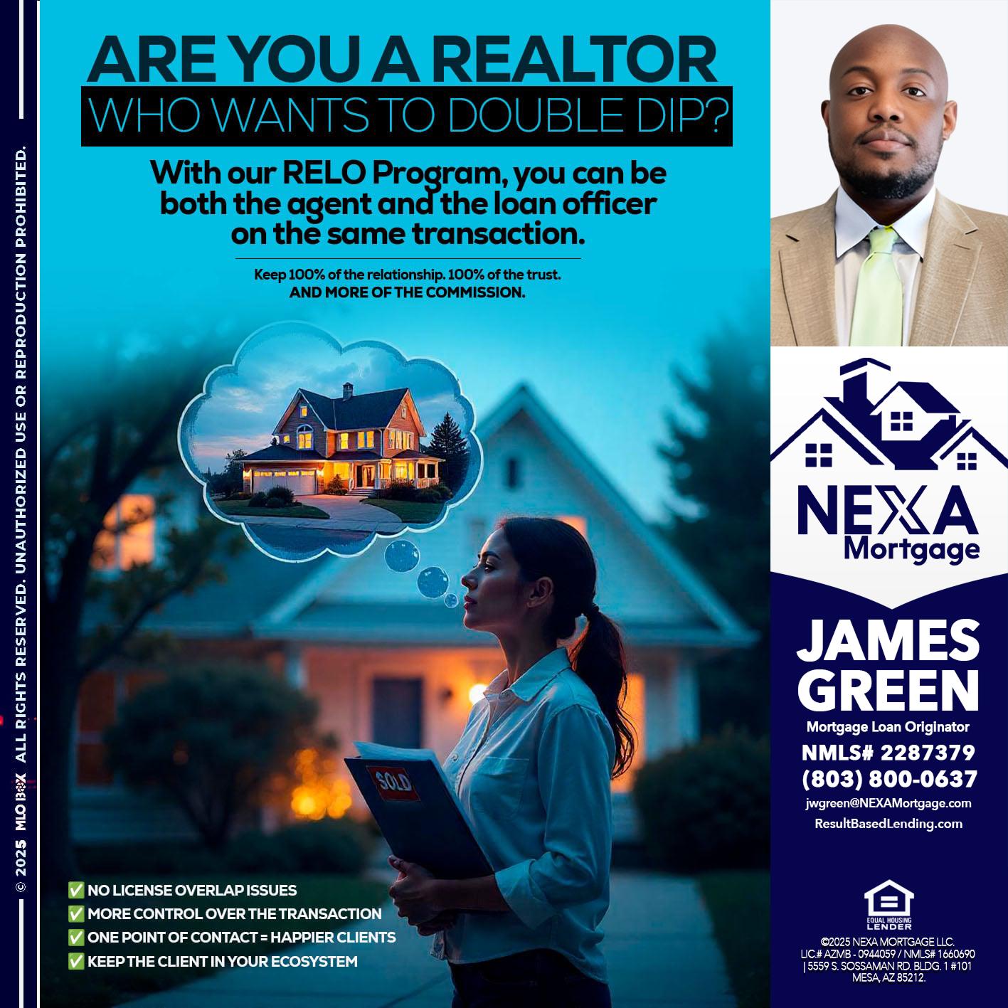Are you a Realtor? - James Green -Mortgage Loan Originator