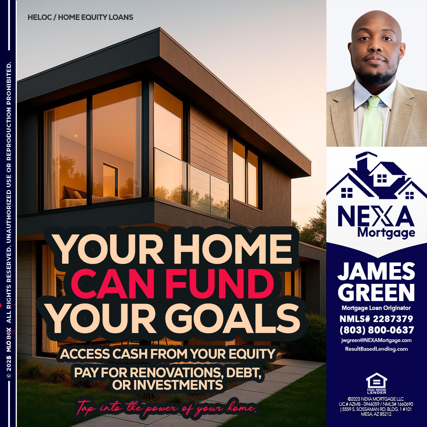 HELOC - James Green -Mortgage Loan Originator