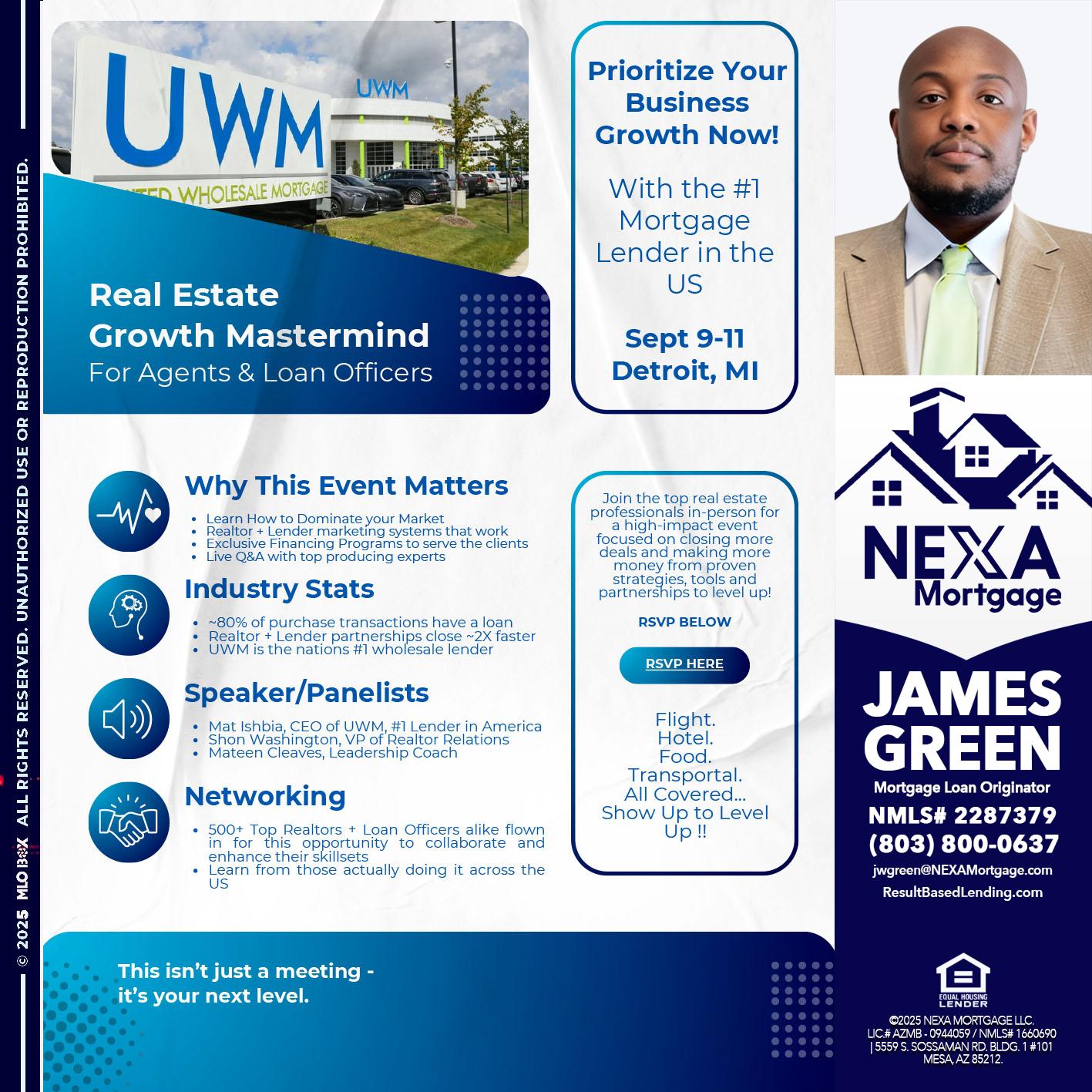 DETROIT TRIP - James Green -Mortgage Loan Originator