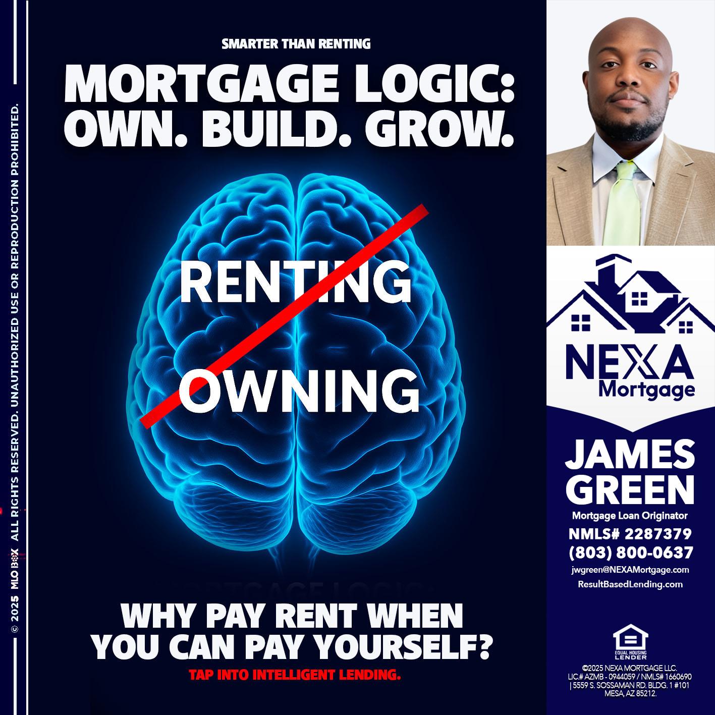 mortgage logic - James Green -Mortgage Loan Originator