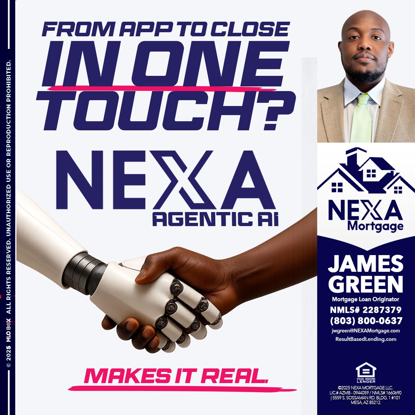 IN ONE TOUCH - James Green -Mortgage Loan Originator