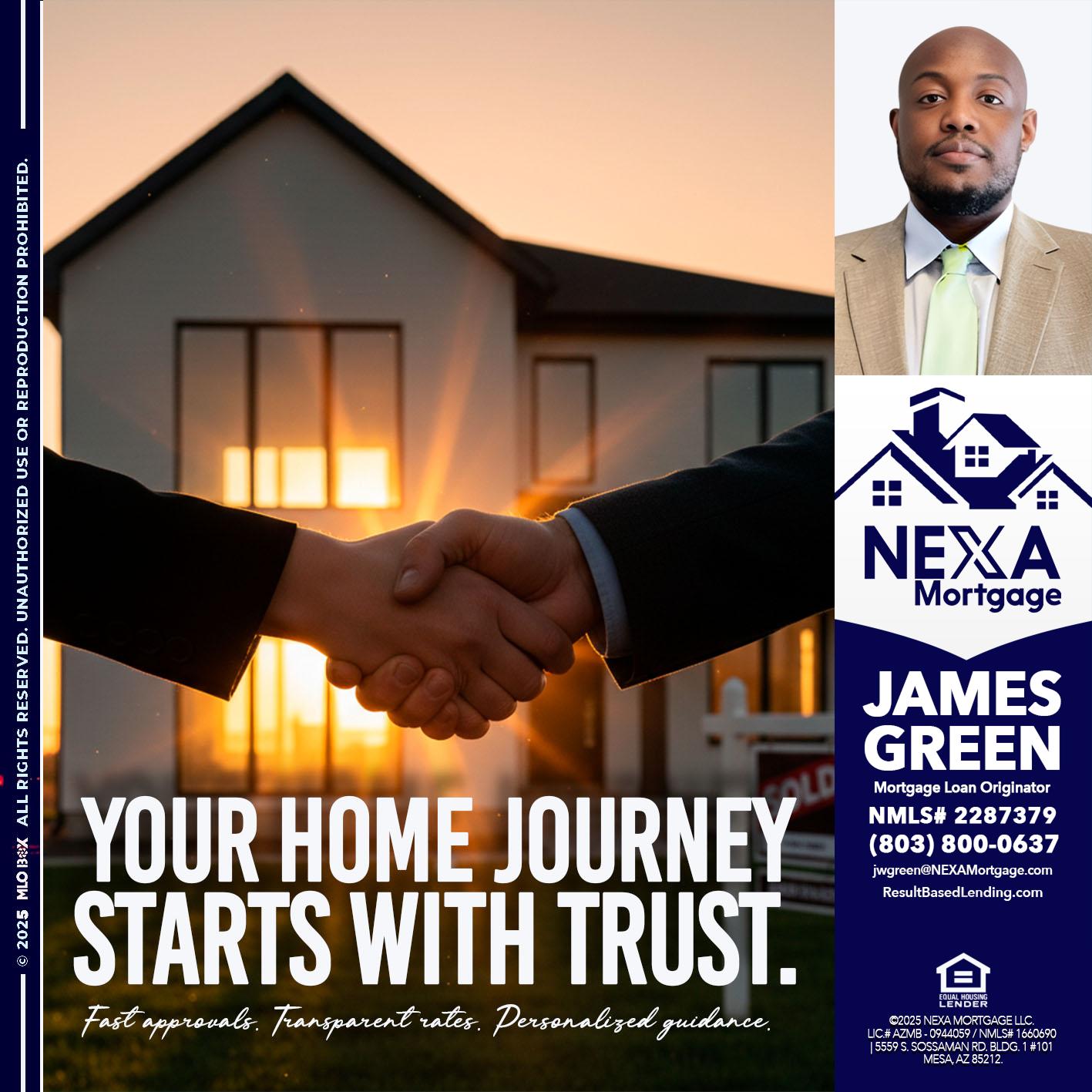 your home - James Green -Mortgage Loan Originator