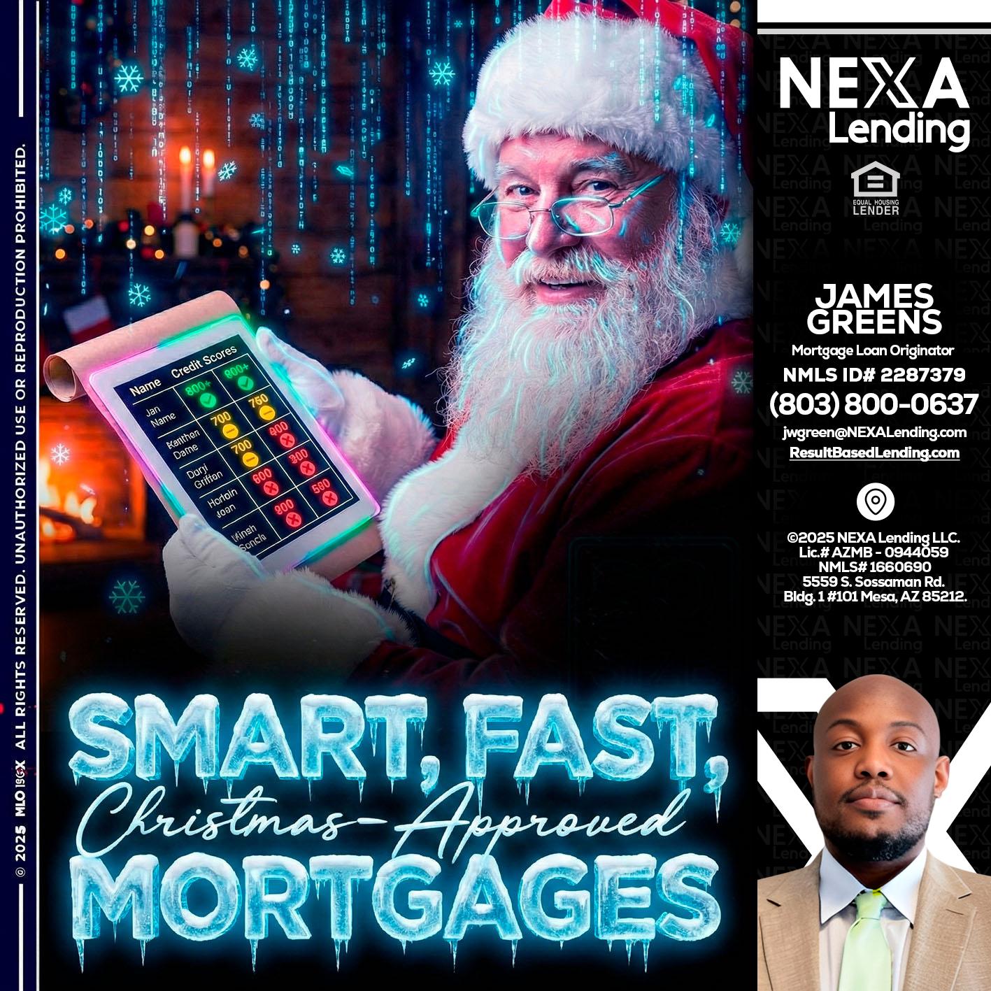 SMART, FAST - James Green -Mortgage Loan Originator