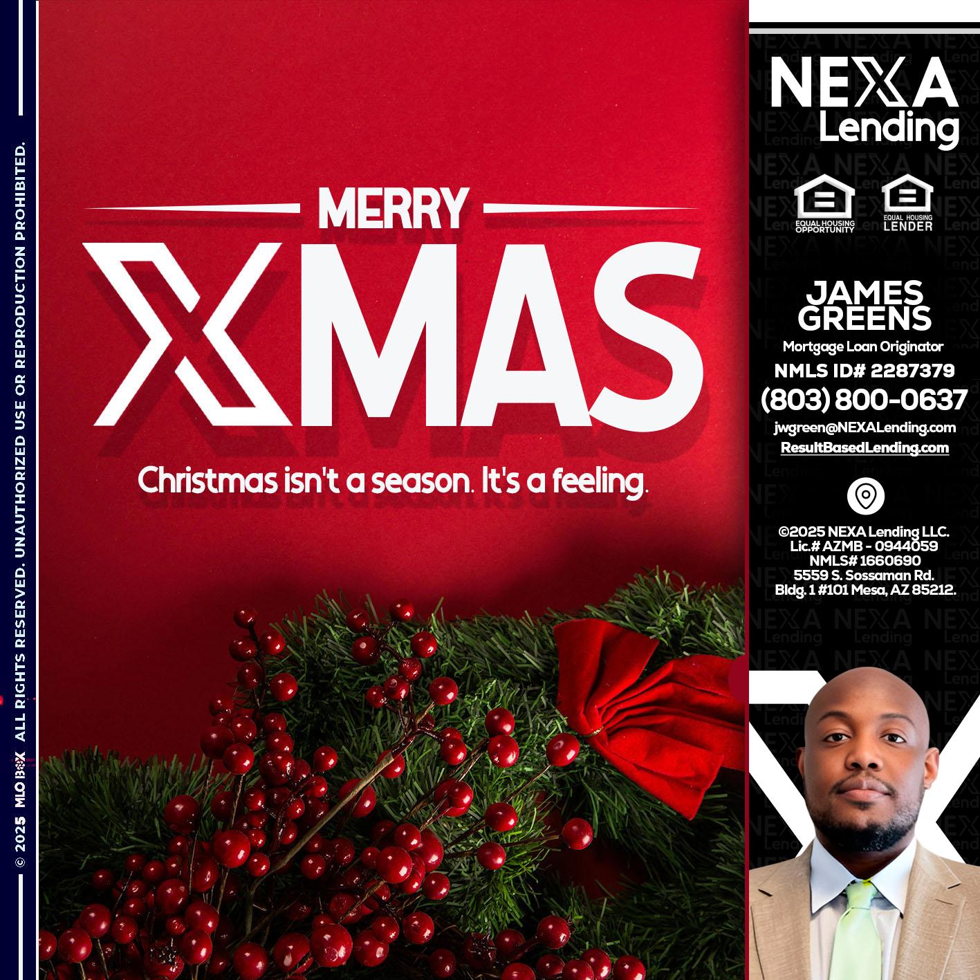 merry xmas - James Green -Mortgage Loan Originator