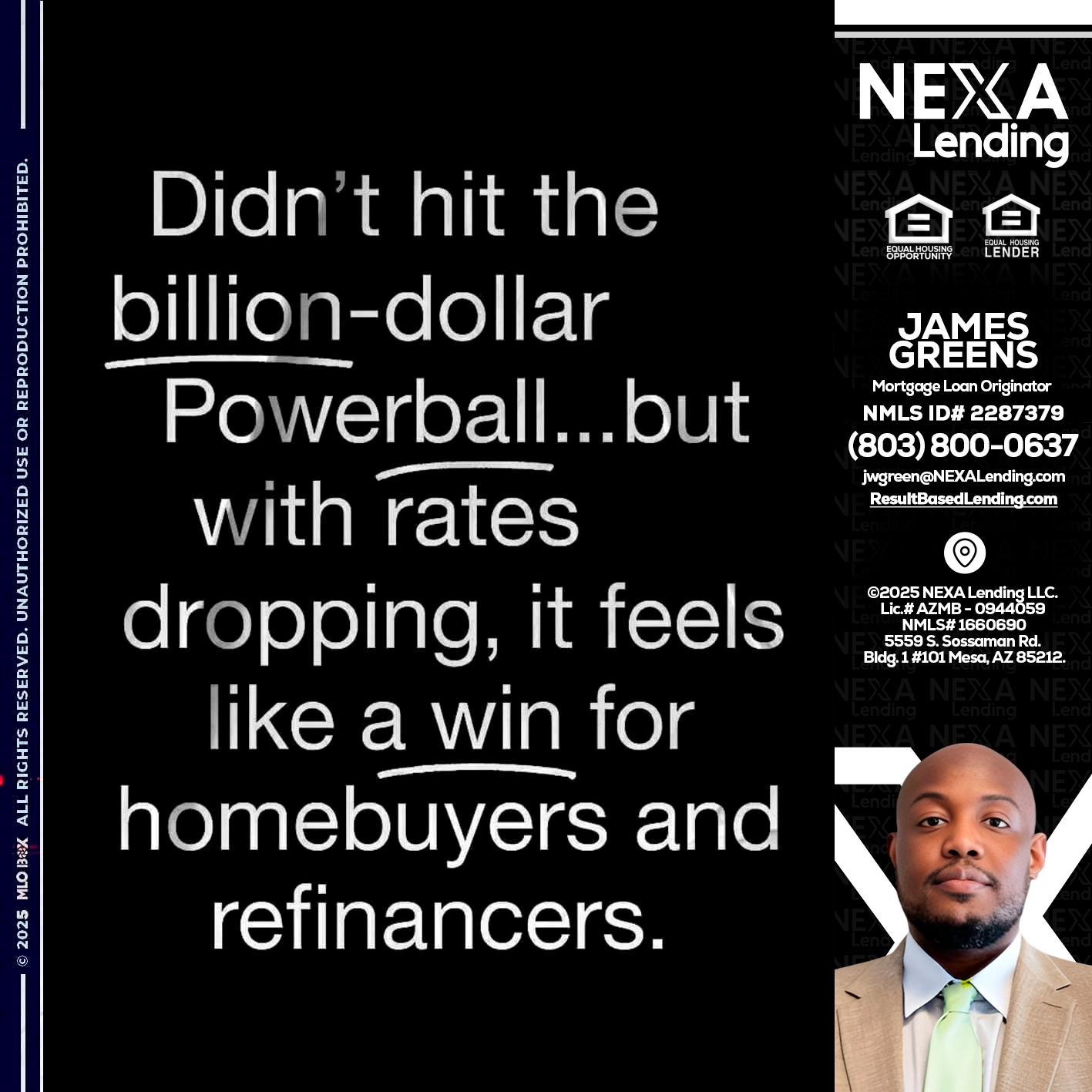 DIDNT HIT - James Green -Mortgage Loan Originator